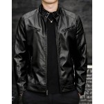 Men s Autumn Outdoor Cycling Motorcycle Leather Jacket