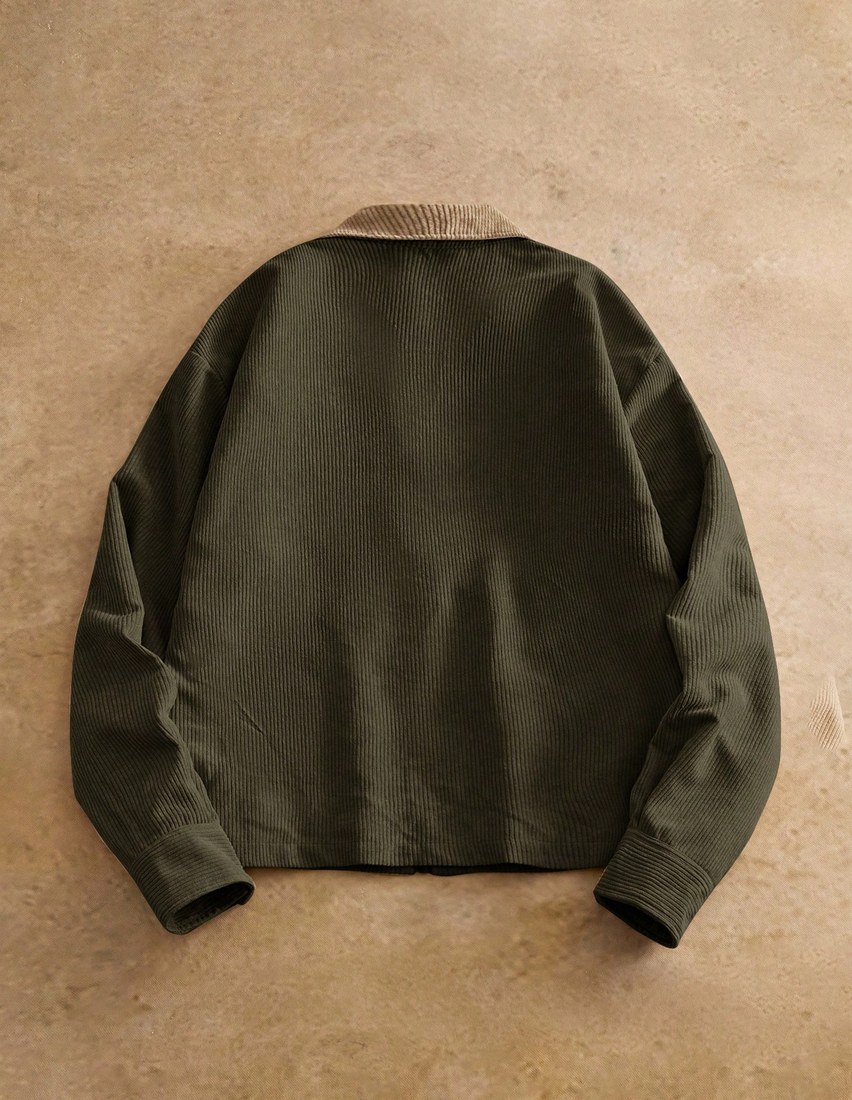 Men s Casual Corduroy Collar Jacket Suitable For Everyday Wear Vacation Father s Day Gifts